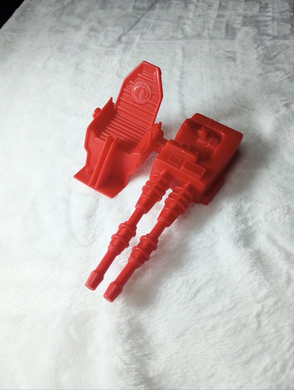 GI Joe ARAH 1986 Vintage Cobra Stun Left Gun Pod With Seat Replacement Part Red